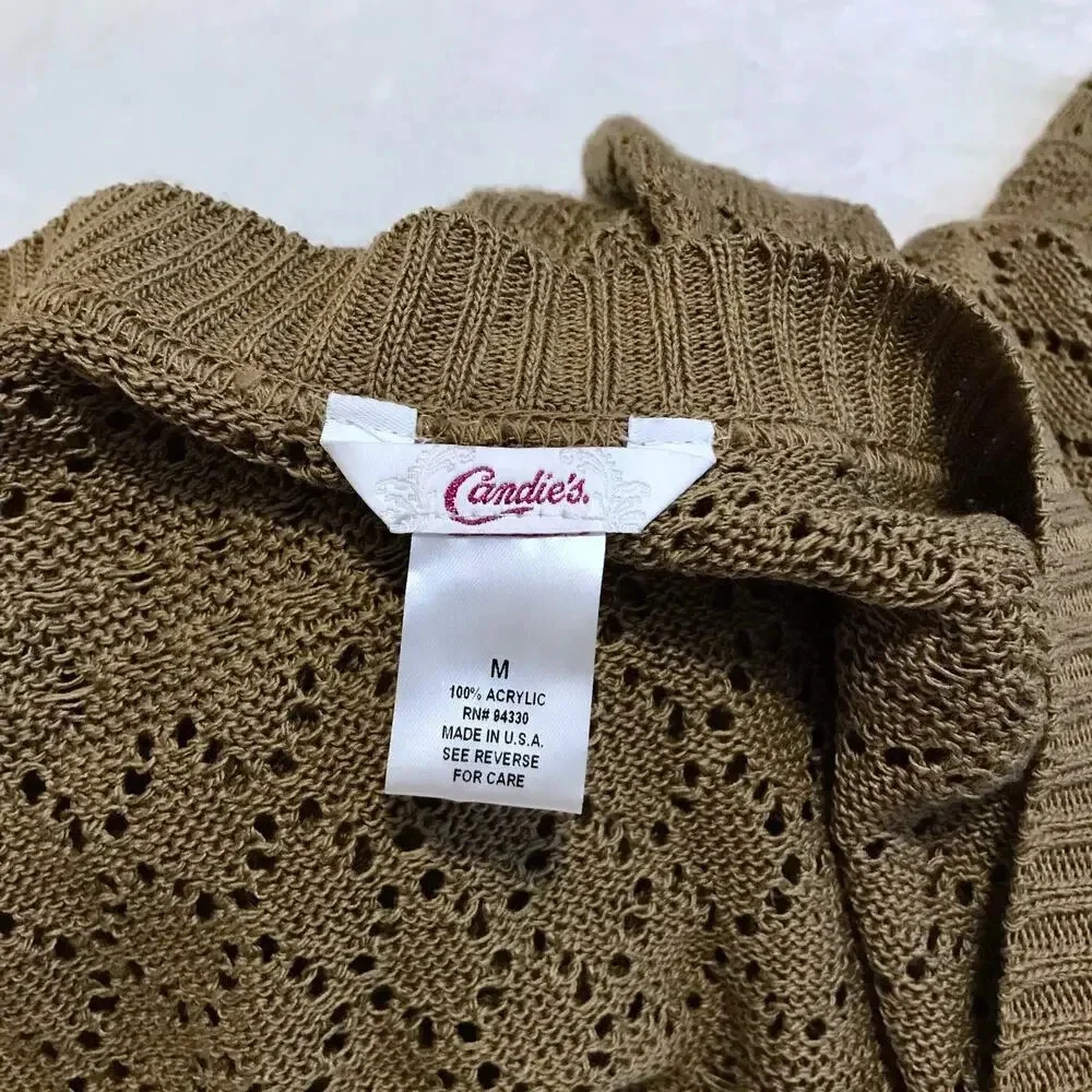 Candie's Scoop Sweater Women M